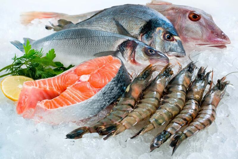 Hải sản đông lạnh an toàn thực phẩm
